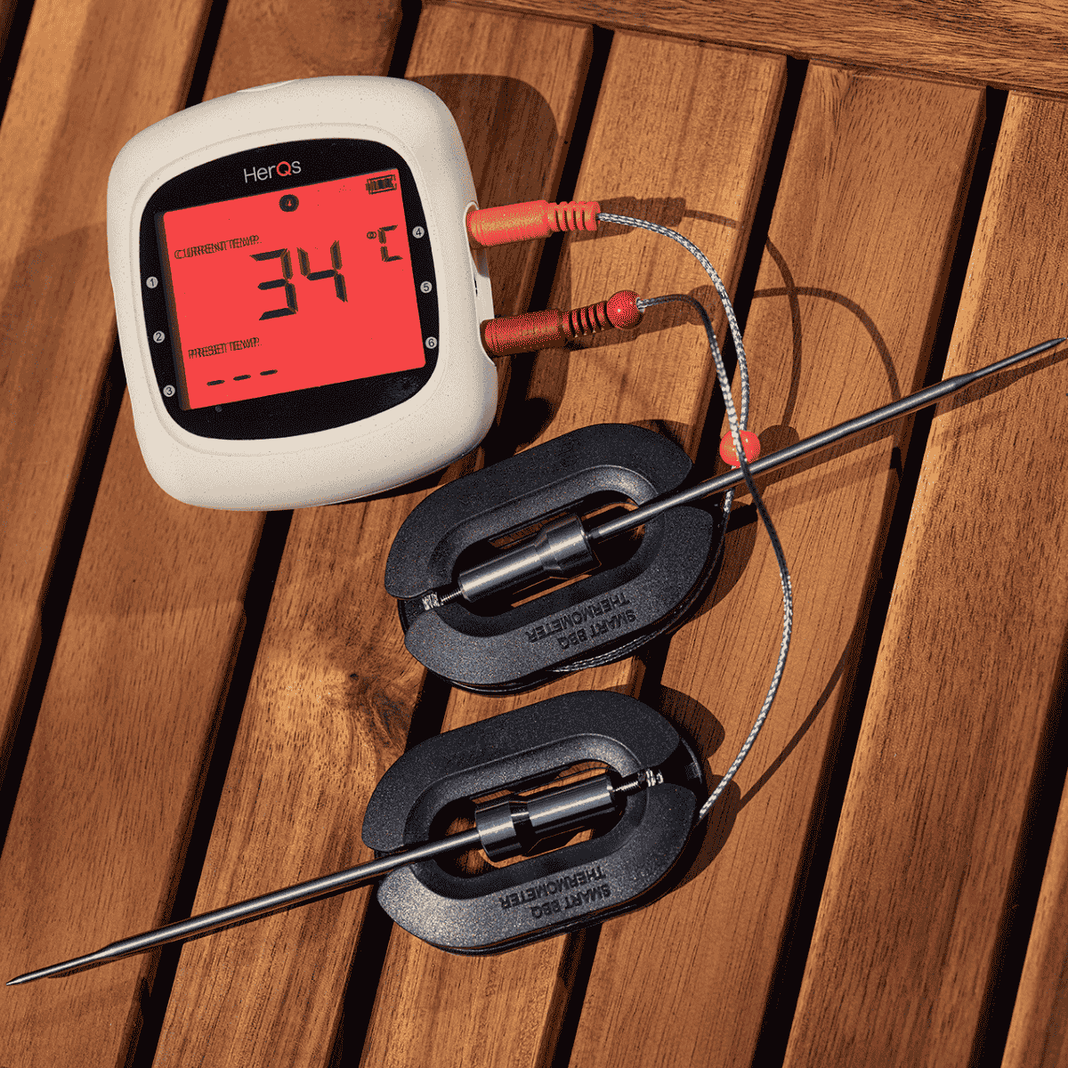 HerQs vleesthermometer EasyBBQ