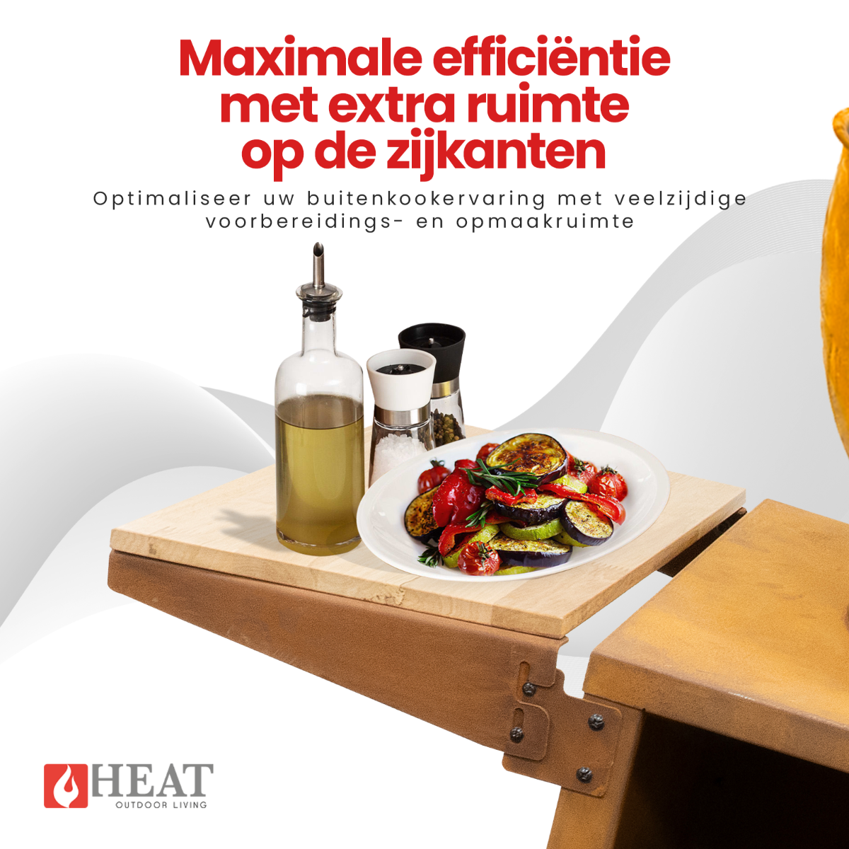 HEAT Kjok Buitenkeuken Ø56 cm Roest HEAT Kjok Buitenkeuken Ø56 cm Roest