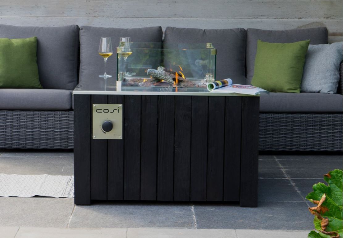 Cosi Vuurtafel Cosicube 70 Zwart