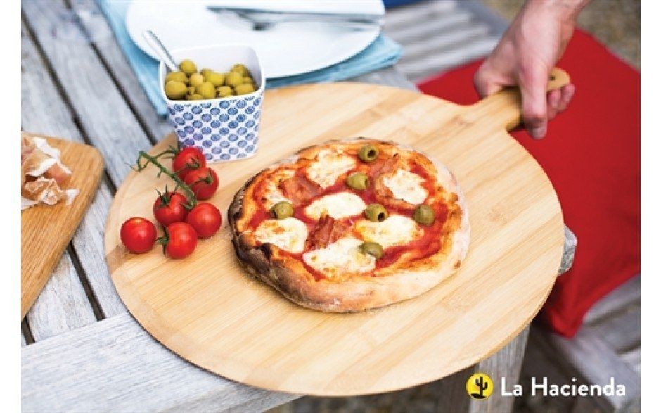 La Hacienda Pizza Serveerplank Rond