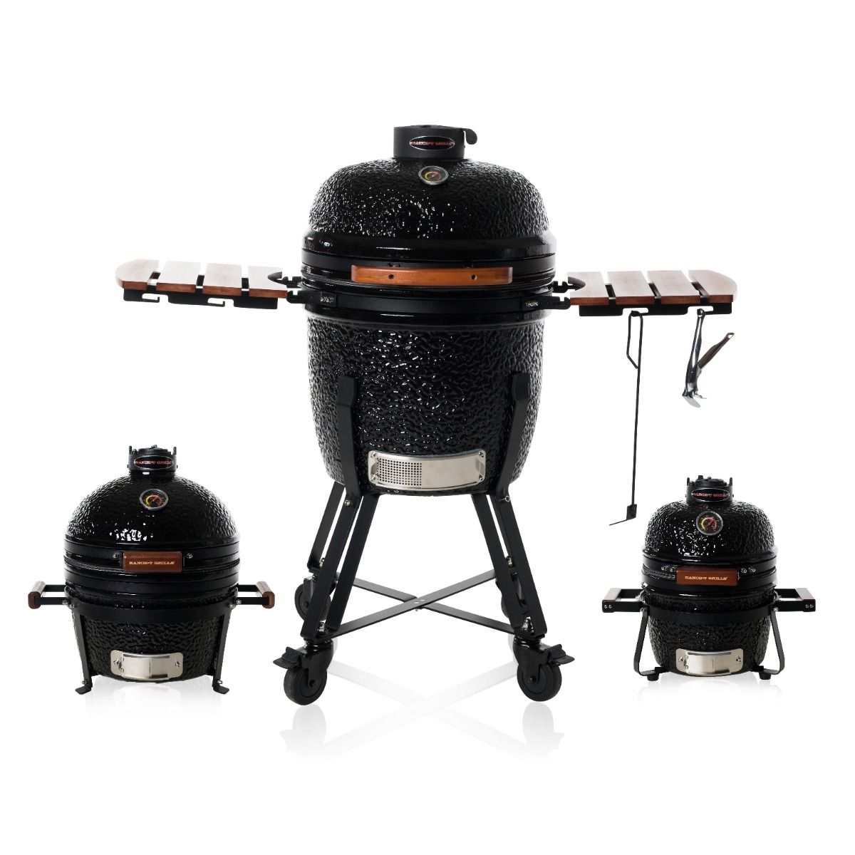 Ranch-T Kamado 16 inch Zwart Premium
