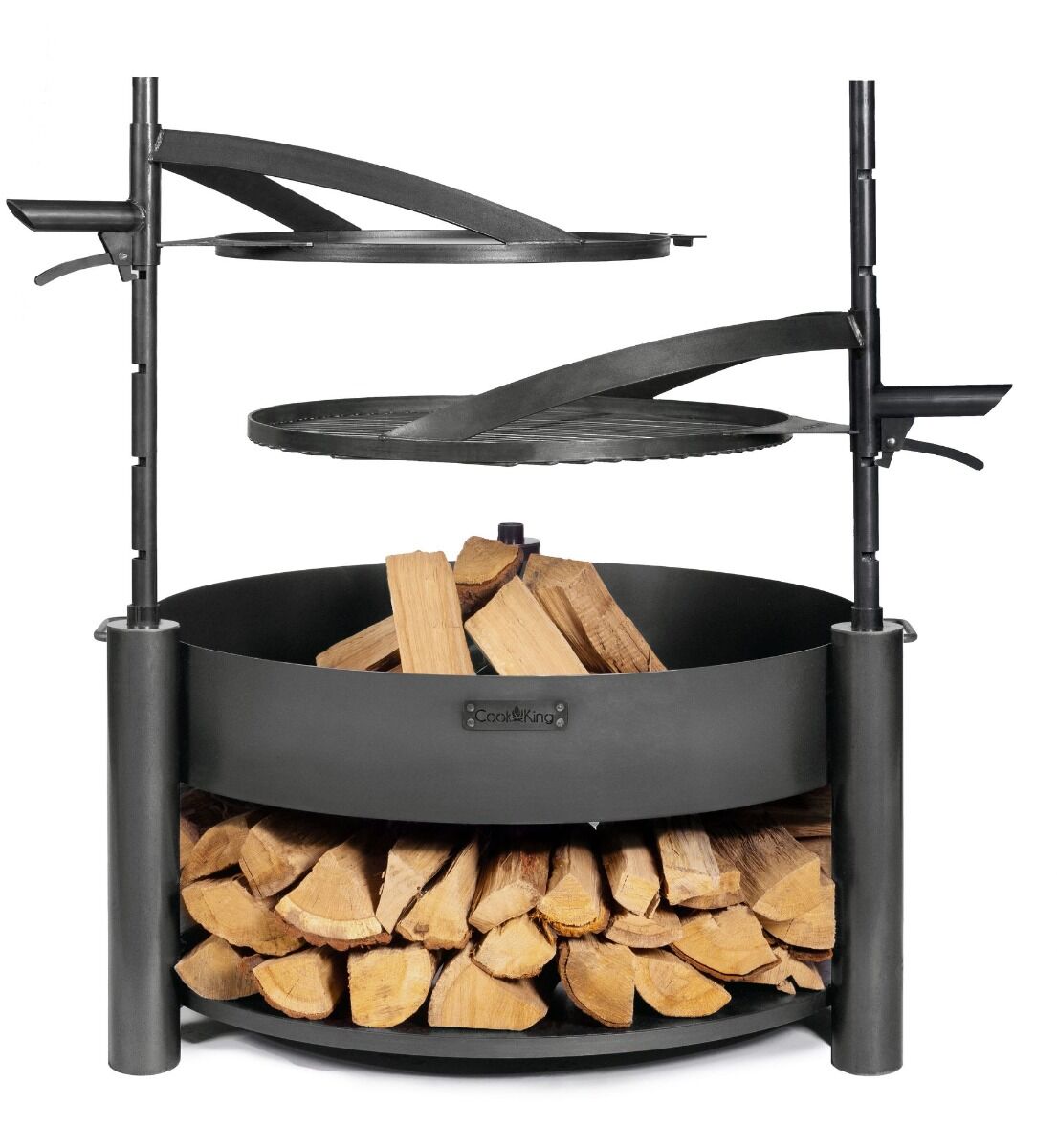 CookKing Multi-functionele Vuurschaal Montana X met Grillrooster 60 cm