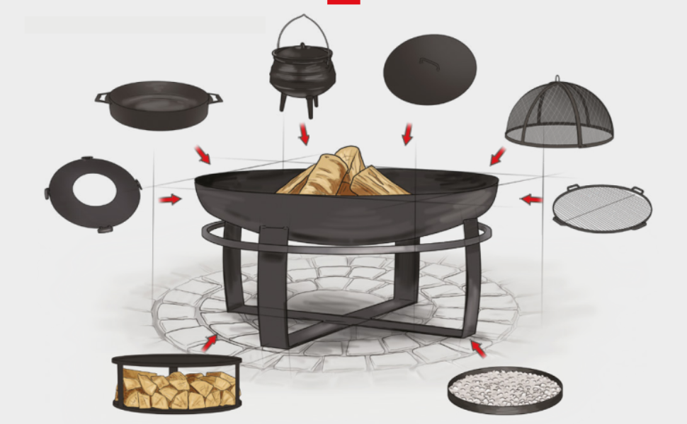 CookKing Vuurschaal Tunis Ø 60 cm