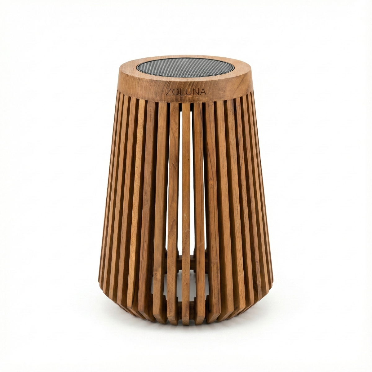 ZOLUNA solar vloerlamp Lon L teak