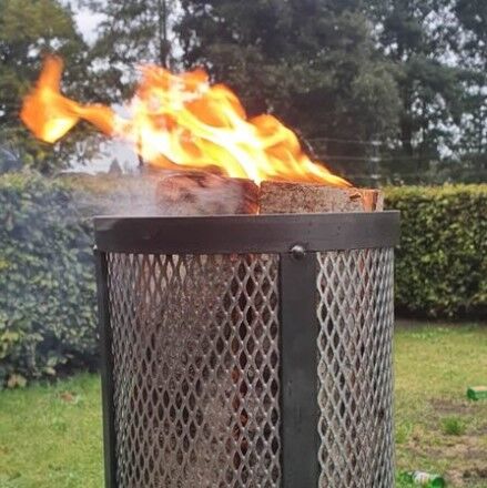 STOOQ Zweedse fakkelstandaard vierkant laag (incl. Zweedse fakkel)