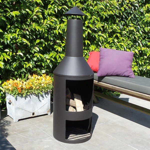 HEAT Larvik Tuinhaard Zwart