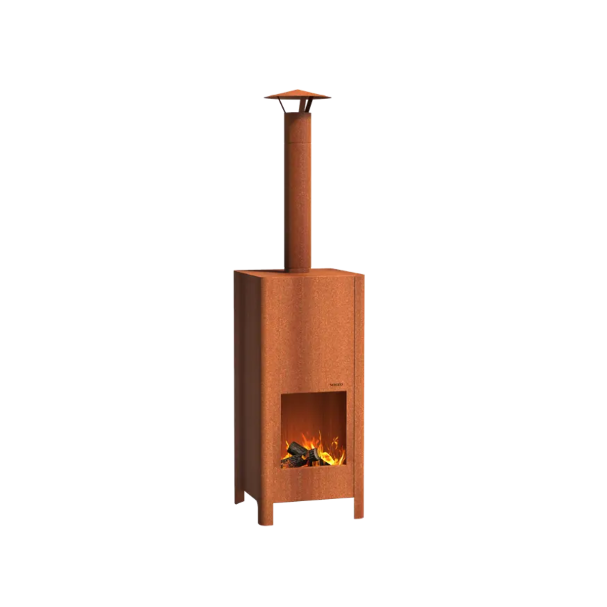 FORNO Tuinhaard Carpa Cortenstaal