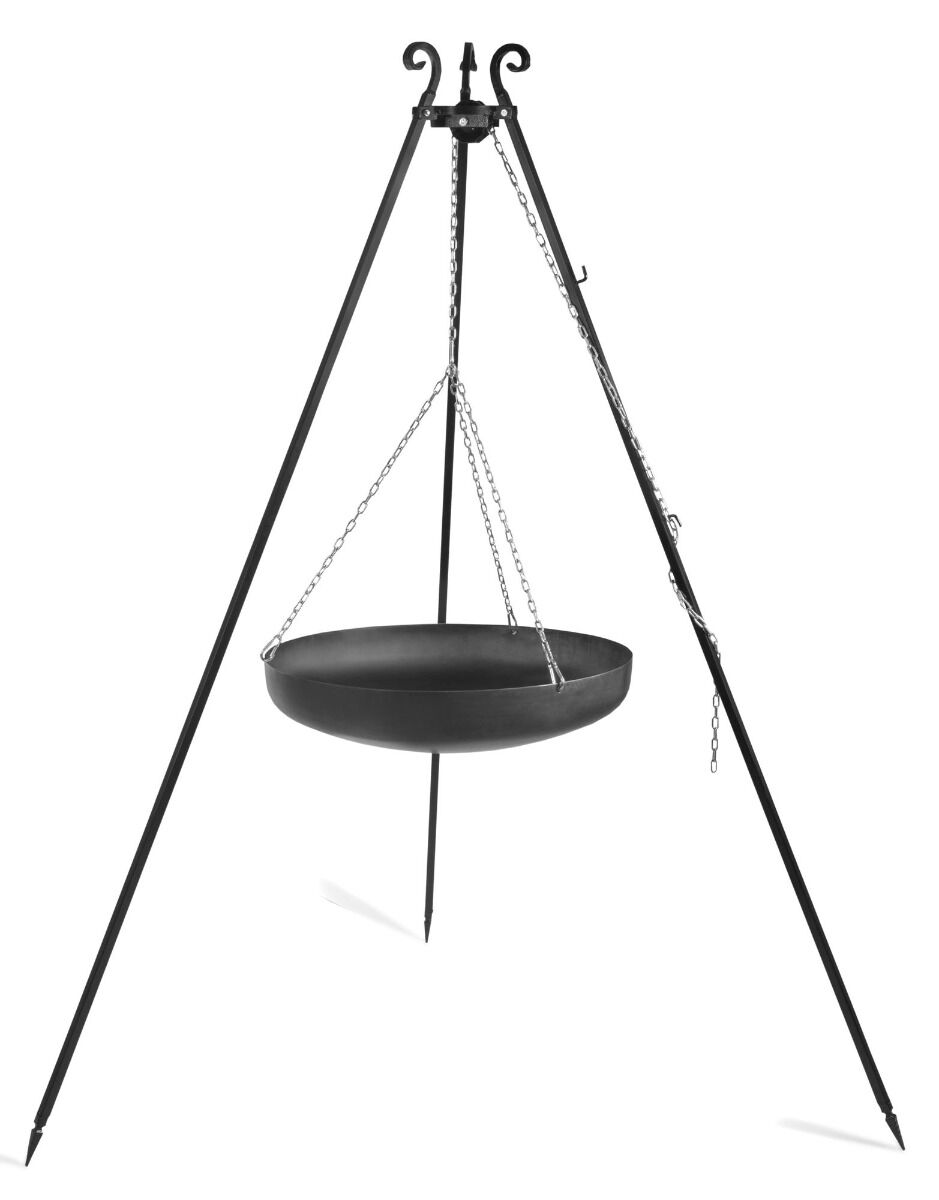 CookKing Driepoot 180 cm met Wok 60 cm