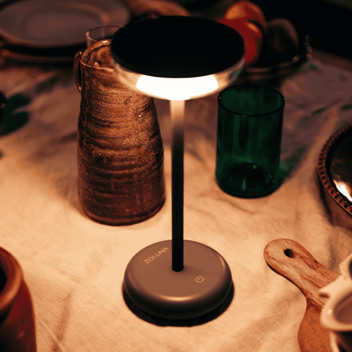 ZOLUNA solar tafellamp Bobbie cappuccino