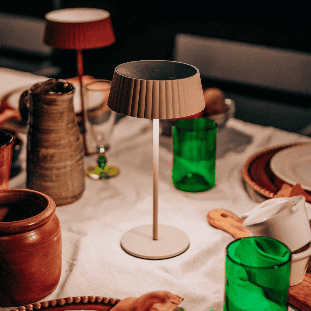 ZOLUNA solar tafellamp Jyp zand