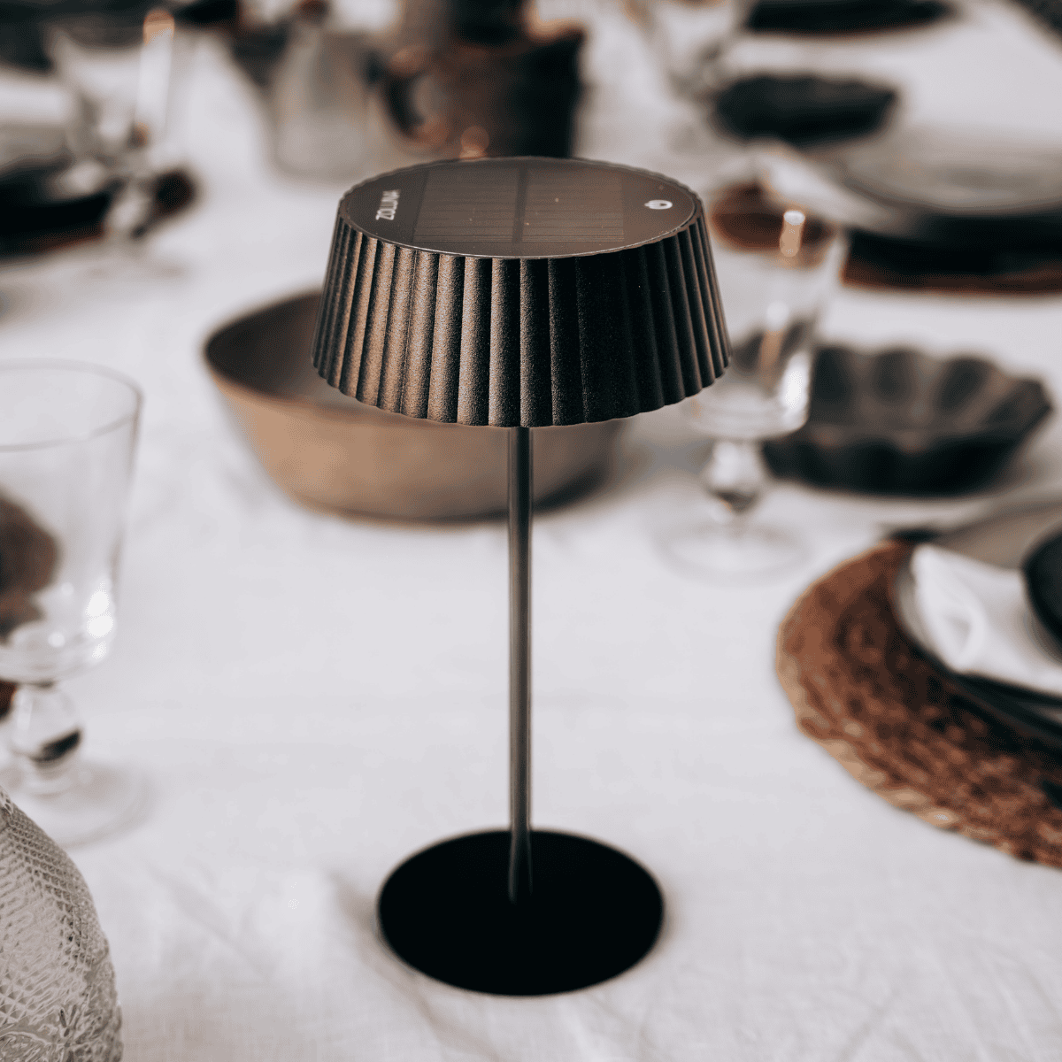 ZOLUNA solar tafellamp Jyp zwart