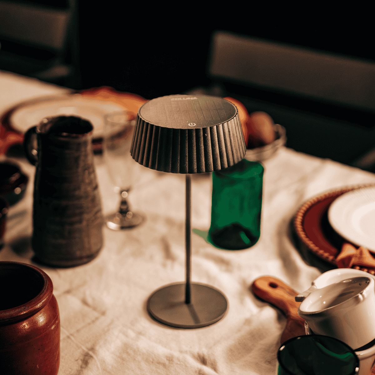 ZOLUNA solar tafellamp Jyp zwart