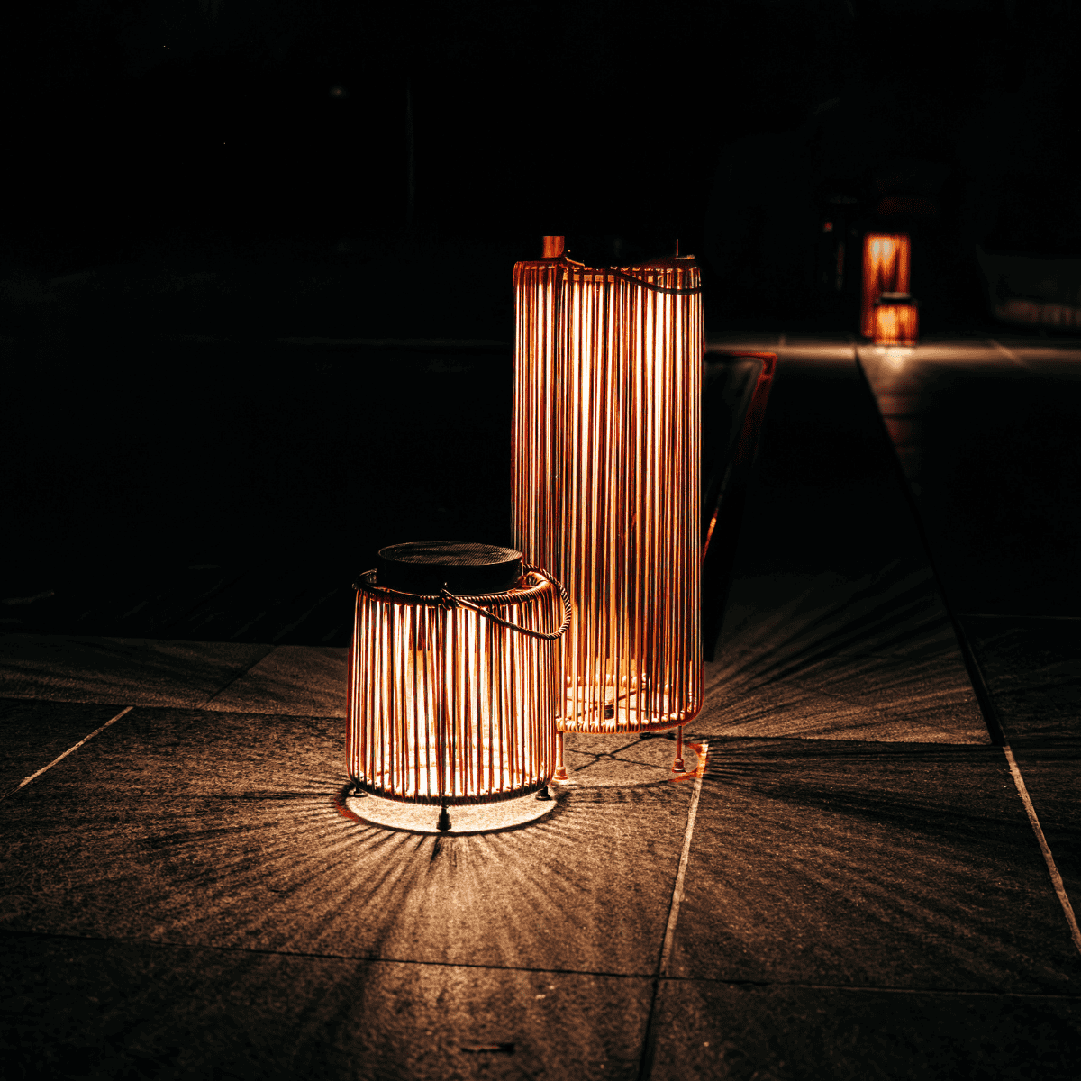 ZOLUNA solar vloerlamp Luca Grande light oak