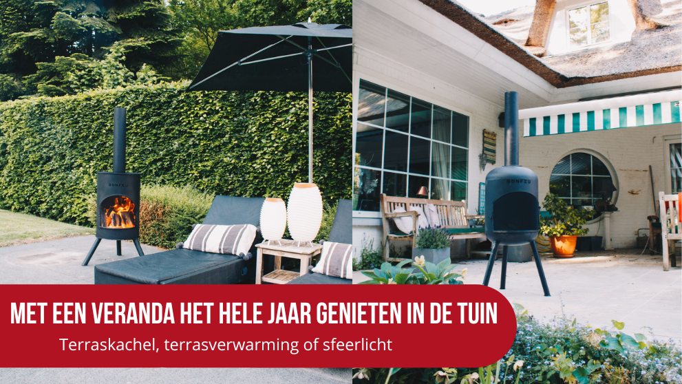 Met een veranda het hele jaar genieten in de tuin}