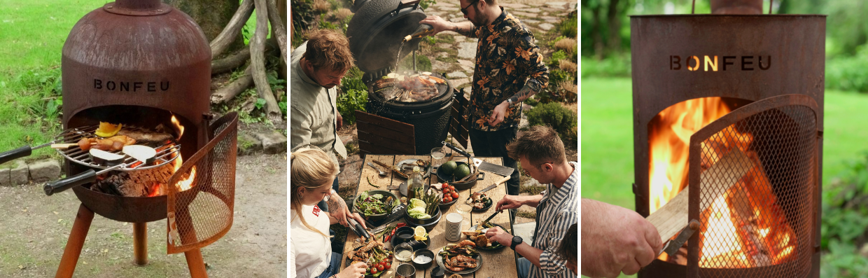 barbecue in de zomer