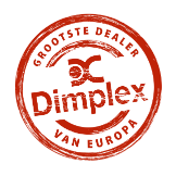 Grootste Dimplex assortiment Grootste Dimplex Dealer sticker